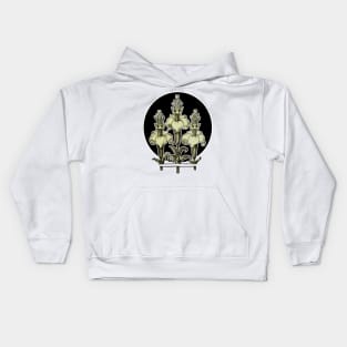 Crowned lilies Kids Hoodie